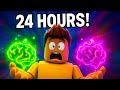 I SPENT 24 HOUR IN STEAL A BRAINROT ! [Roblox]
