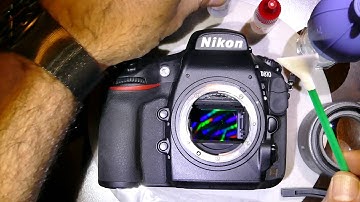 How to clean sensor of Nikon D810 using Sensor Clean by VisibleDust