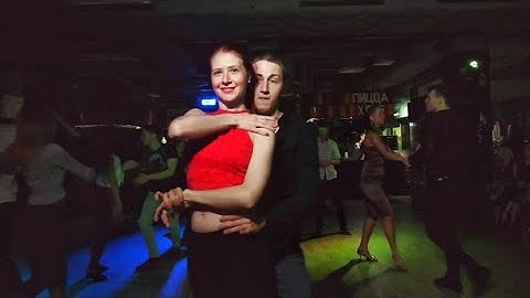 AnyDay Party. Pavel Dobrovolskii and Evgenia Stecenko. Zouk improvisation. (Salute)