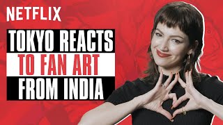 Tokyo Reacts To Indian Fan Art Money Heist Úrsula Corberó Netflix India