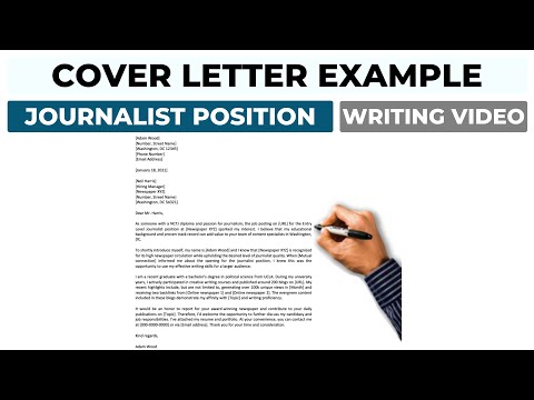 Video: How To Apply For A Journalist