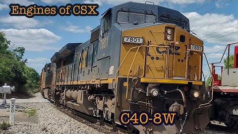 Engines of CSX: C40-8W (Dash 8)