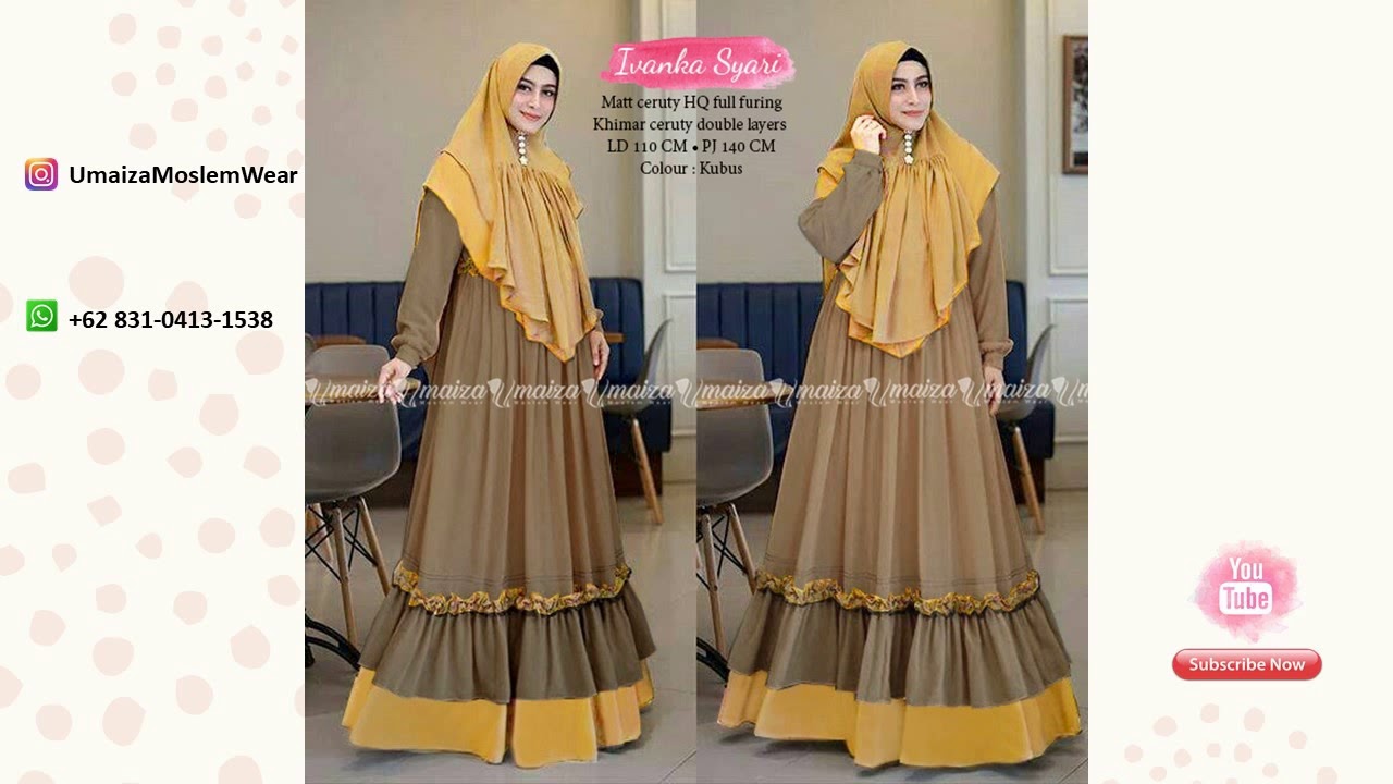 Model Baju  Gamis  Full Brokat Tanah  Abang  WA 62 831 0413 