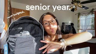 what's in my backpack for senior year 2021