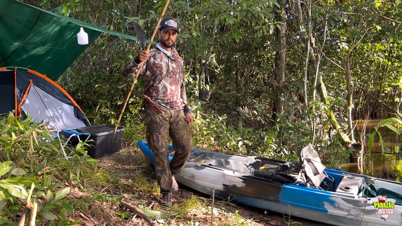 ACAMPAMENTO, PESCARIA E DIVERSÃO OS PEIXES ESTAVAM MANHOSOS…MAS DEU PARA GARANTIR O FRITO 🙏🏽