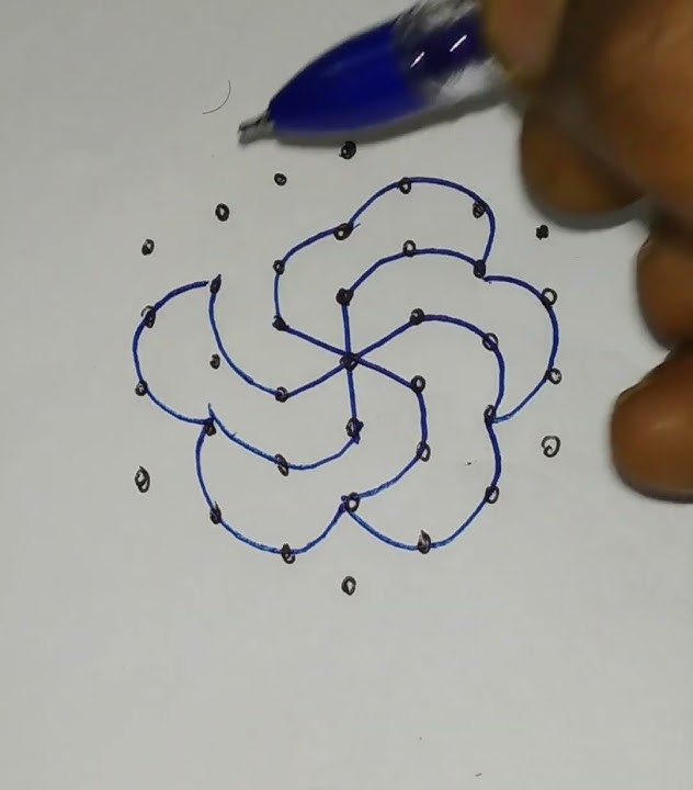 kolam 66 #indianart #rangoli #dialyrangoli #muggulu