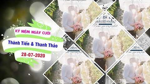 Video kỷ niệm ngày cưới| Lãng mạn và ý nghĩa.