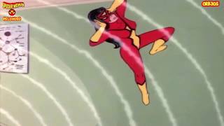 Spider-Woman Unconscious and Unmasked by the Fly