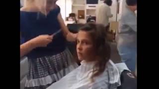 Millie Bobby Brown Getting Her Head Shaved