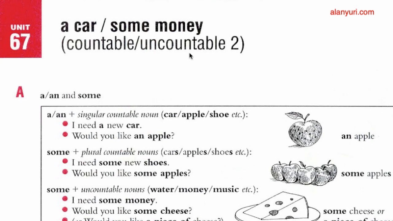 Exemplos De Substantivos Contáveis E Incontáveis Em Inglês