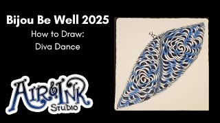 How to Draw Zentangle Diva Dance Pattern