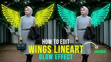 Tutorial Bikin Lineart Sayap Bercahaya di Android | Lineart Infinite Design | Android