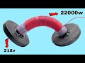 How to make generator using plastic pipe and 2 big permanent magnets