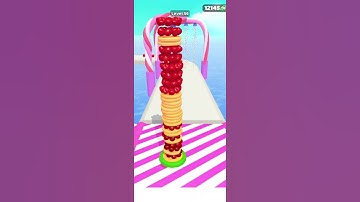 Pancake 🥞 Run Game | Level-56 | Satisfying Gameplay Walk-through #gaming #game #gameplay #pancakerun