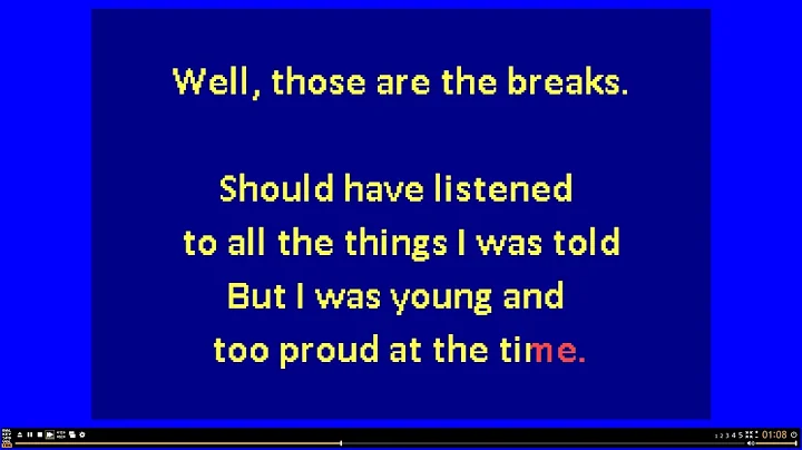 SML Karaoke Hard Way Every Time