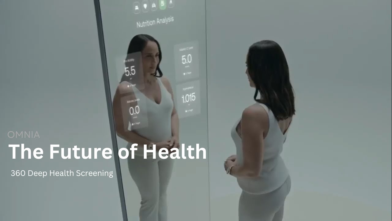Omnia Mirror: The Future of Health Tech | 360° AI-Powered Body Scanner at CES 2025.