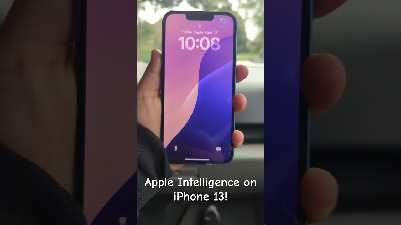 Apple Intelligence On My IPhone 13 Credits To FavoriteTechX For The Tutorial 
