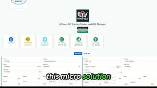 Training Tracker and ROI Manager