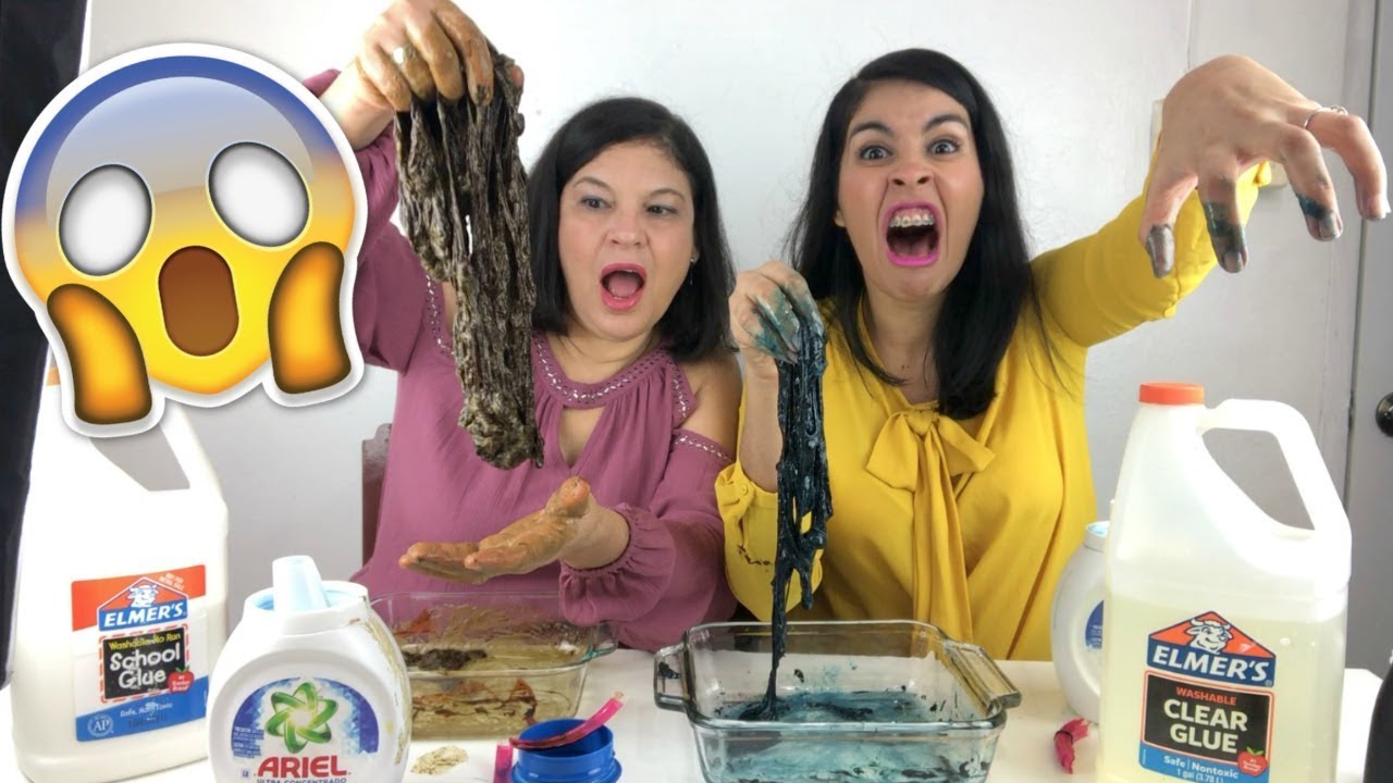 SLIME de HALLOWEEN 🎃 | SLIME de ANDY 🆚 SLIME mi MAMÁ retool