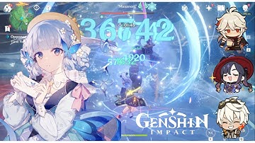 Ayaka C0 , Pushing the limits of F2P (Burst Damage Showcase) | Genshin Impact