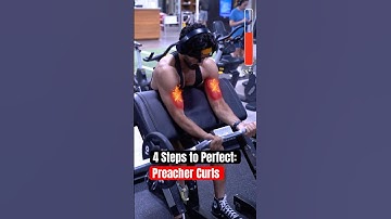 4 Steps to Perfect: Preacher Curls ⚠️ #biceps