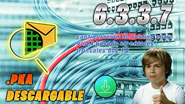 cisco 6.3.3.7 Packet Tracer: configuración de routing entre VLAN basado en enlaces troncales 802.1Q