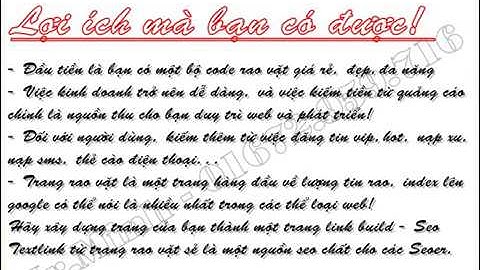 Code Rao Vat, Mã Nguồn Rao Vặt, Web Rao Vặt PHP, NukeViet