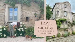 Slow summer days and a visit of Noyers sur Serein in Burgundy France