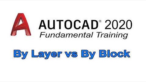 Autocad 2020 | Fundamental Training | By Layer or By Block | Tagalog