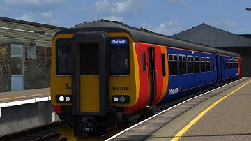 Train Simulator Classic | AP Class 156 |Wherry Lines|2C17 16:18 Great Yarmouth - Norwich|