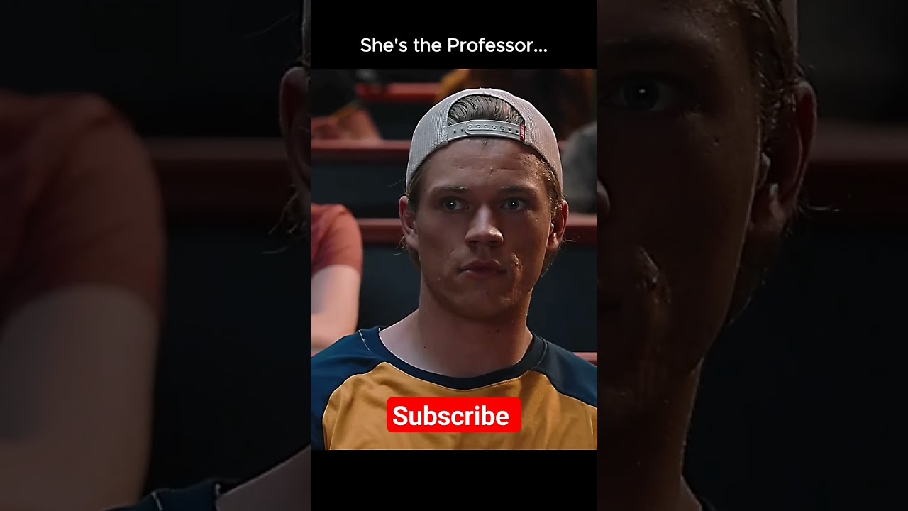 she is the professor... 