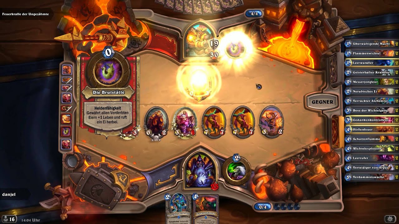 Feuerkralle Kartendeck Guide (Heroisch) - Hearthstone: Schwarzfels