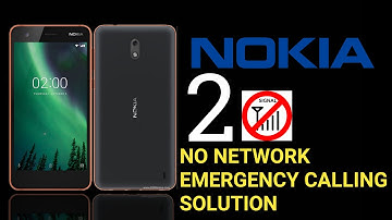 Nokia 2 network emergency calling no service solution