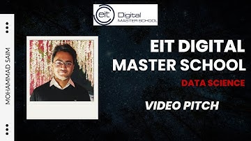 Video Pitch: EIT Digital Master School, Data Science