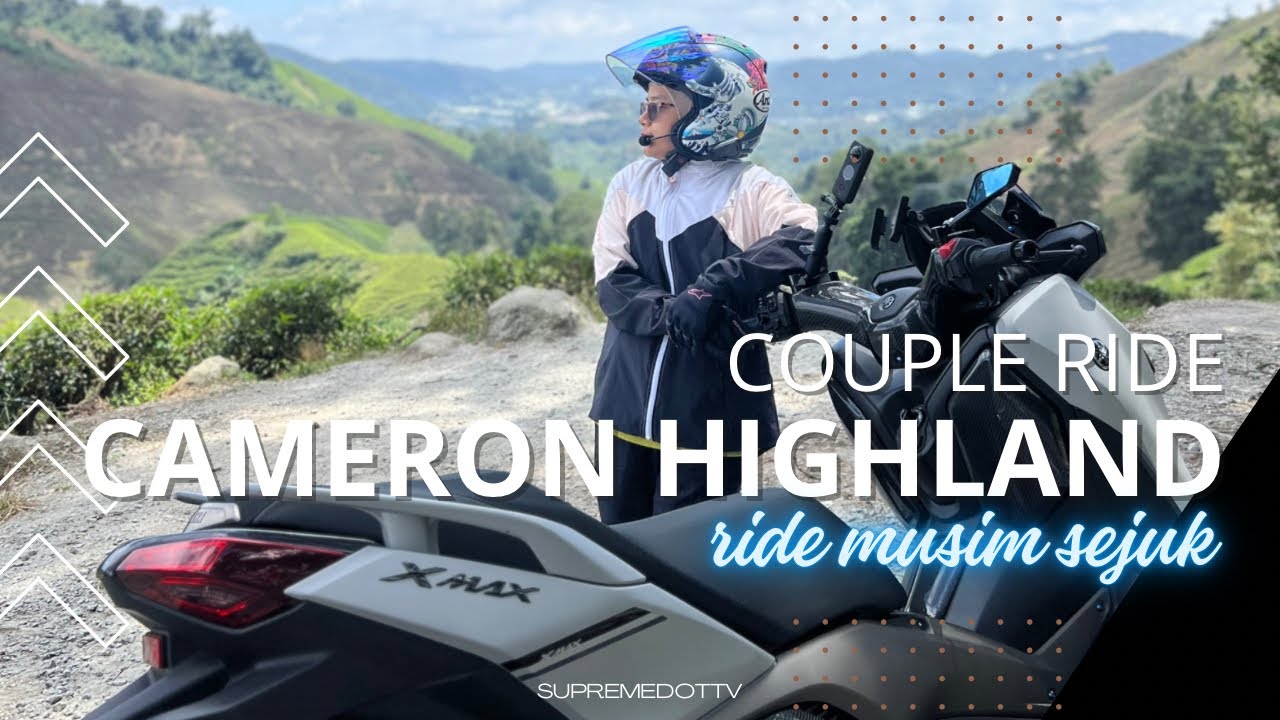 XMAX Couple Ride To Cameron Highland - Ride Musim Sejuk