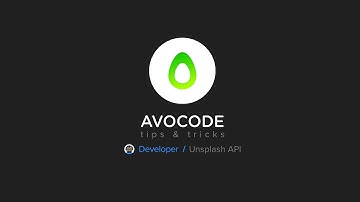 Avocode Tips & Tricks - Developer - Unsplash API
