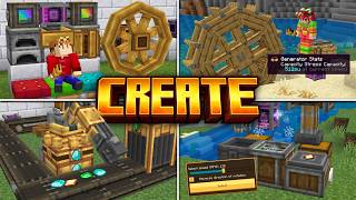 CREATE ADDON ATUALIZOU! Minecraft PE (Bedrock)