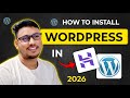 How To Install WordPress In Hostinger 2026 | Complete Beginners Guide (Hindi) 