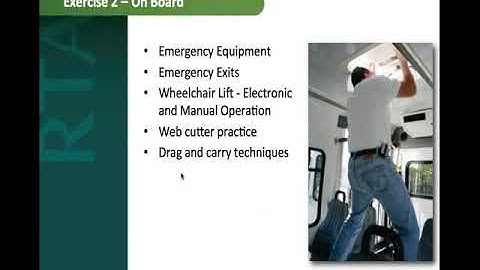 National RTAP Webinar: Emergency Procedures for Rural Transit Drivers