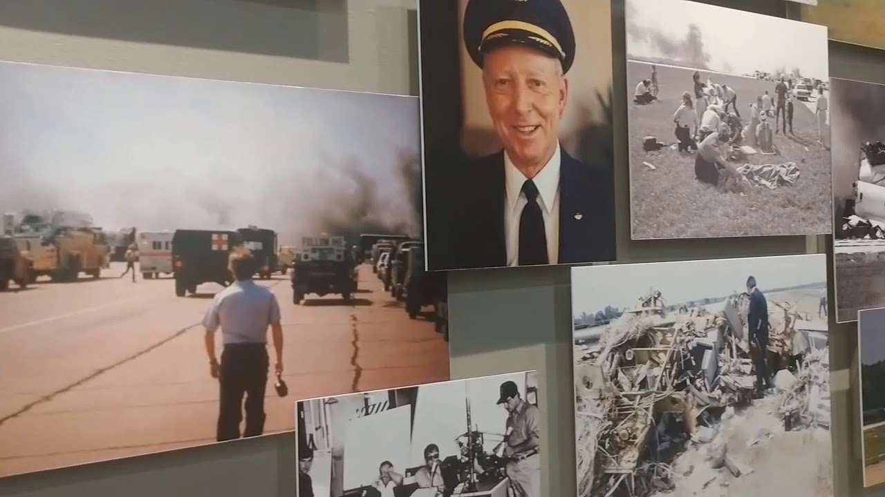 Flight 232 Museum Exhibit in Sioux City, Iowa  - July 19, 2019