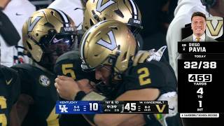Download Lagu Diego Pavia gets STANDING OVATION after setting Vanderbilt record for passing yards | ESPN CFB MP3