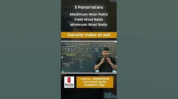 Density Index of soil | What is the Density index of soil ?