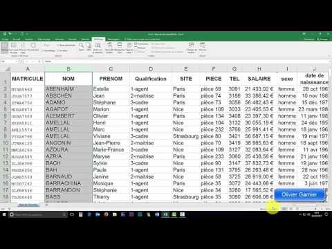 Vidéo: Comment Faire Défiler Dans Excel