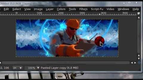 How to create a signature in GIMP