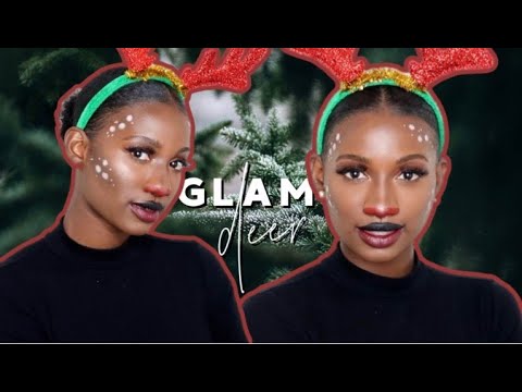 RUDOLPH REINDEER MAKEUP | CHICMAS DAY 7