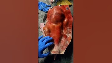 🧪Art Machines opening a cavity mold #short #shorts #fiberglassmold #diy #resin #mold #resinart