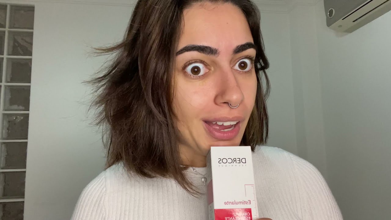 SHAMPOO DERCOS ANTI QUEDA E ESTIMULANTE — antes e depois