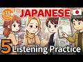 N5-N4 | Slow Japanese Listening Practice - Learn Real Japanese for Travel & Life