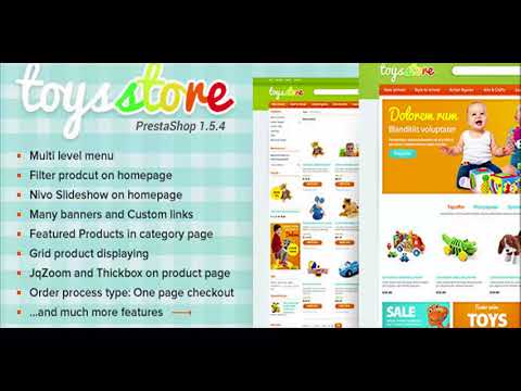 ET Toys Store PrestaShop Template | Themeforest Website Templates and Themes