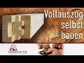 Vollauszug aus Holz mit Stoppfunktion - Einfach selbst bauen